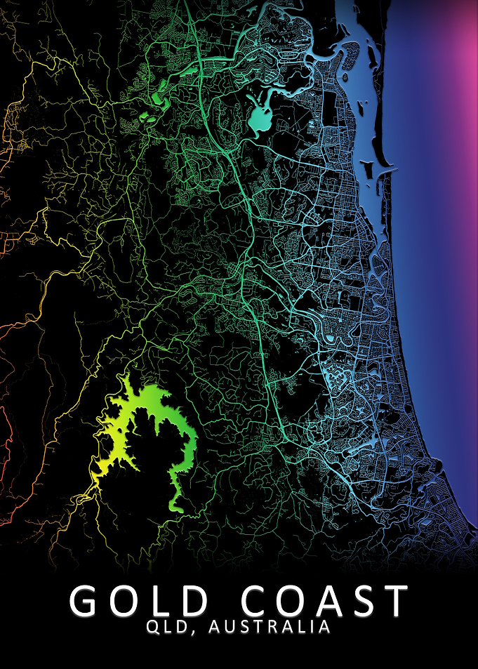 Gold Coast Australia Map