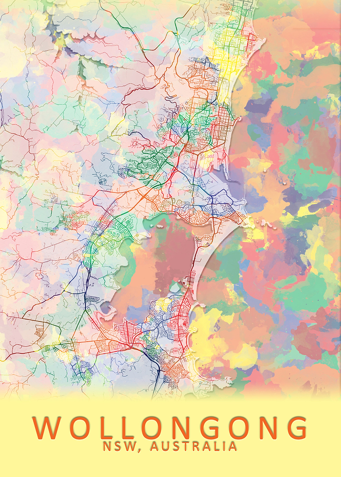 Wollongong Australia Map