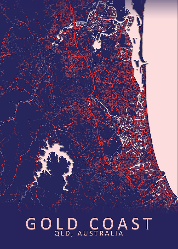 Gold Coast Australia Map