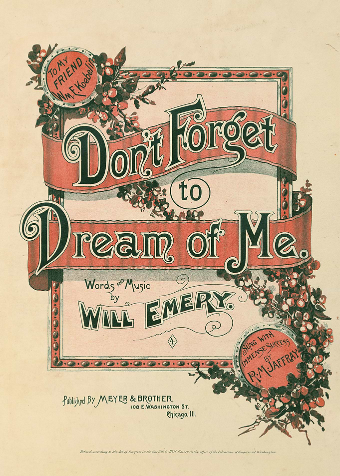 Dont Forget to Dream of Me