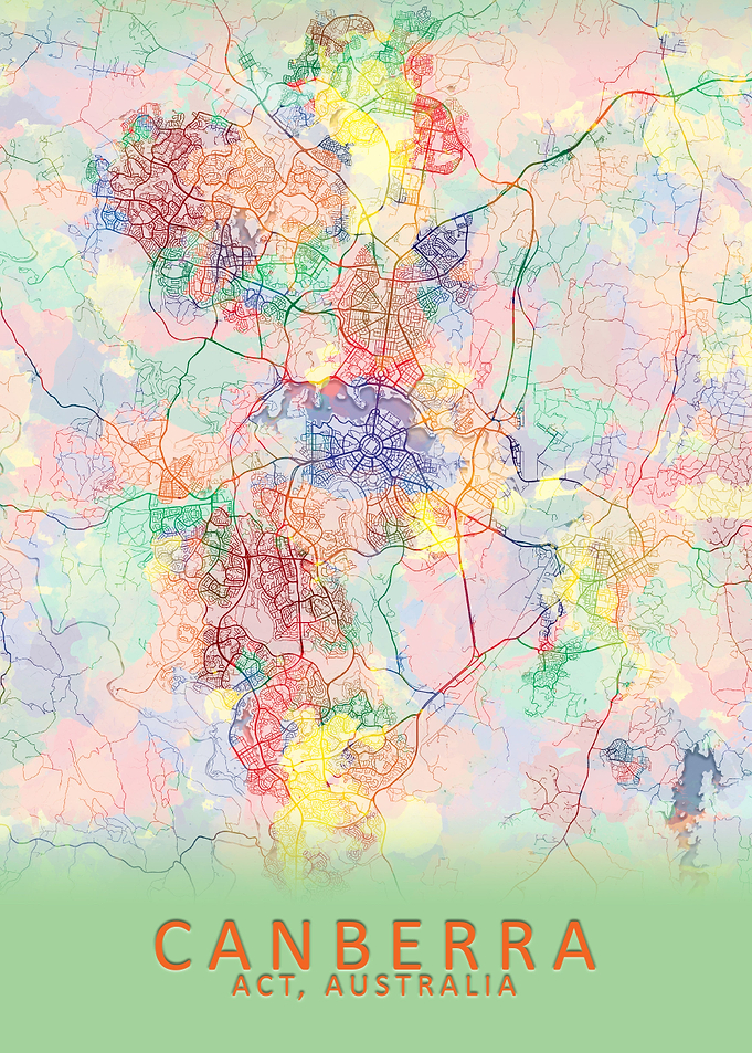 Canberra Australia Map