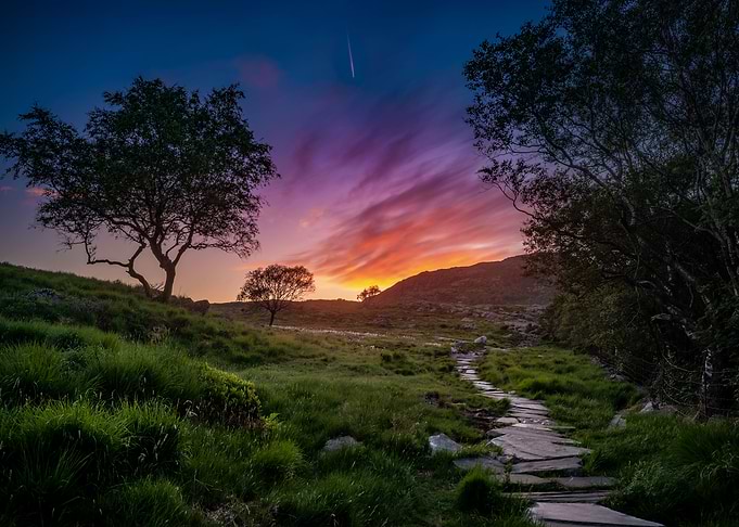 Sunset walk