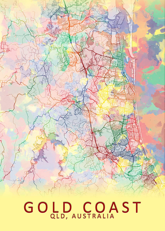 Gold Coast Australia Map