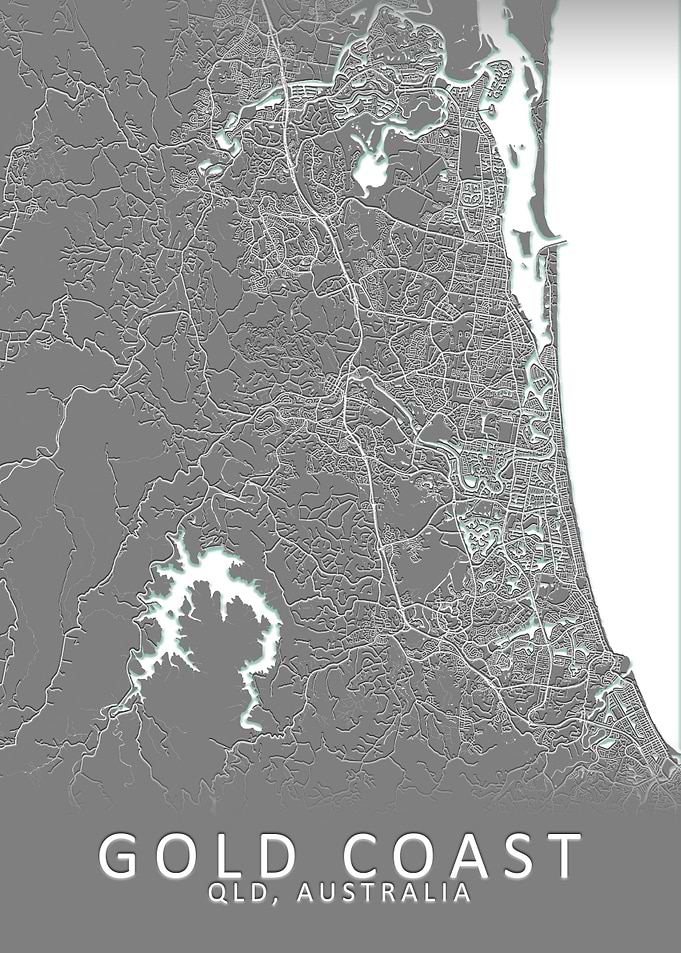 Gold Coast Australia Map