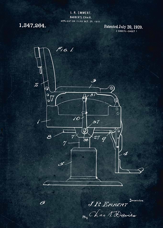No528 Barbers chair