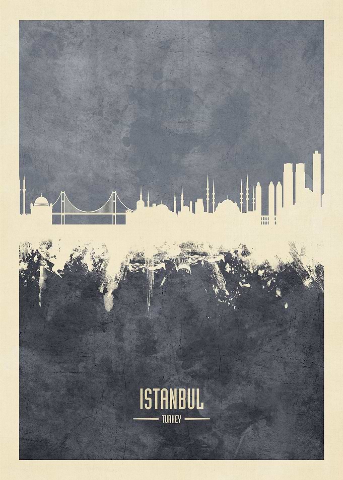 Istanbul Turkey Skyline