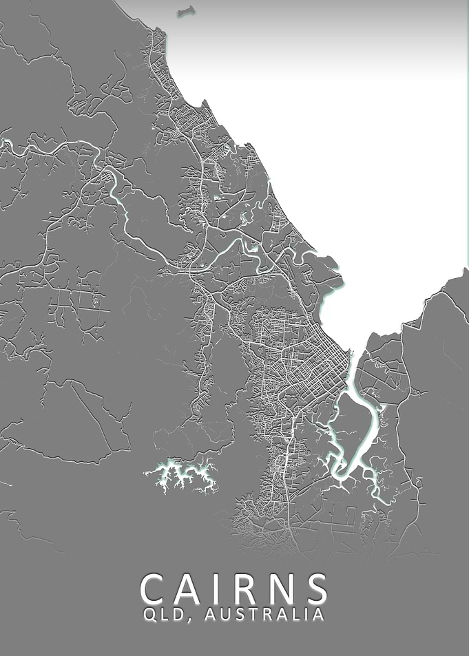 Cairns Australia City Map