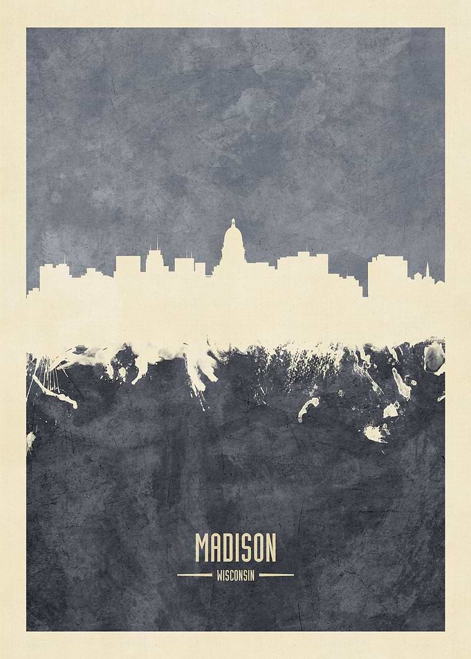 Madison Wisconsin Skyline