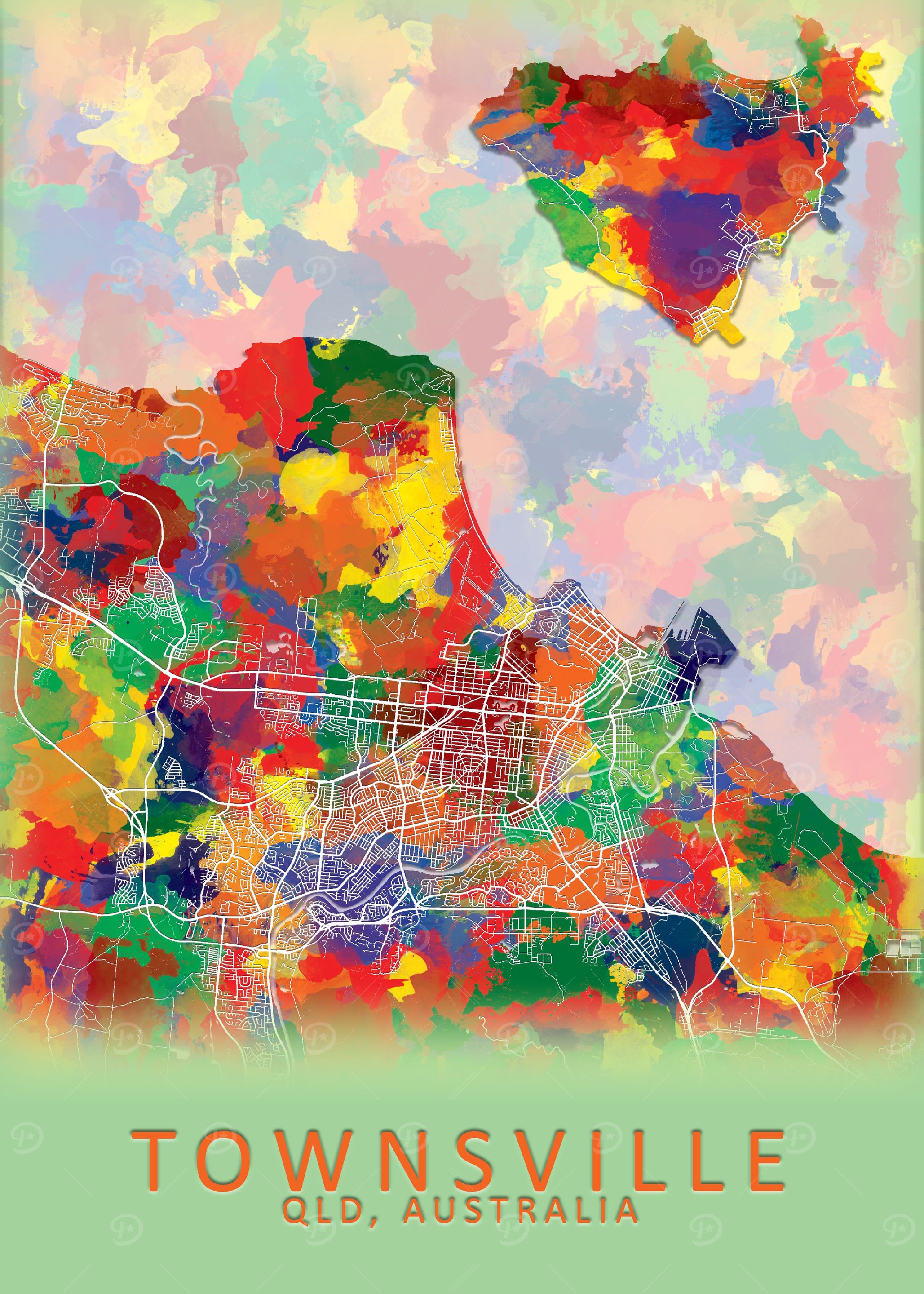 Townsville Australia Map
