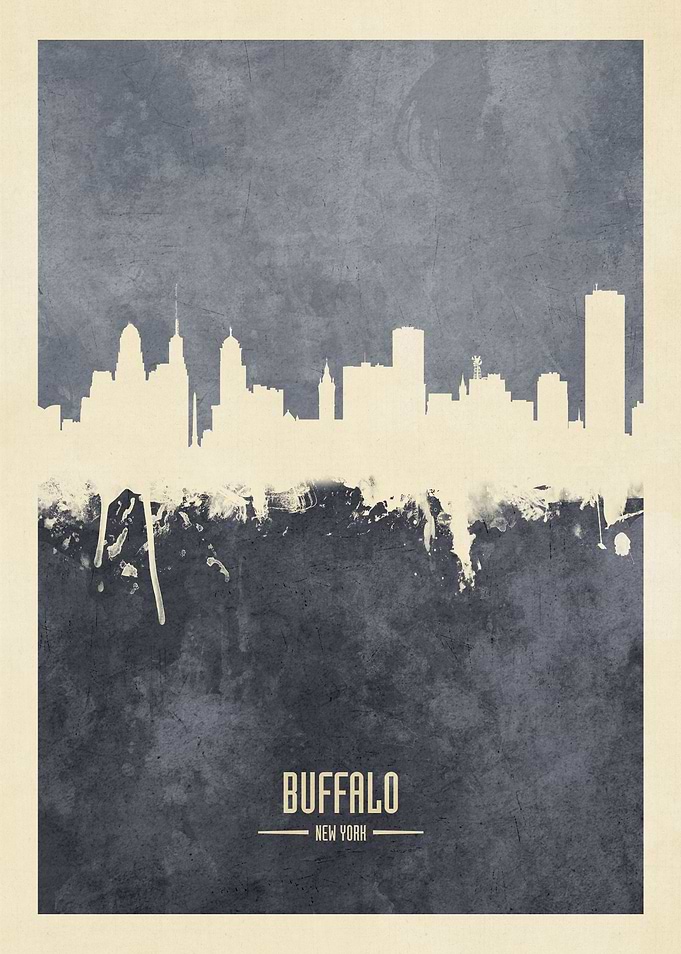 Buffalo New York Skyline