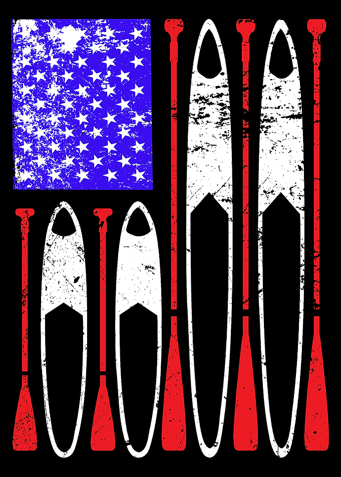 Stand up Paddle USA Flag