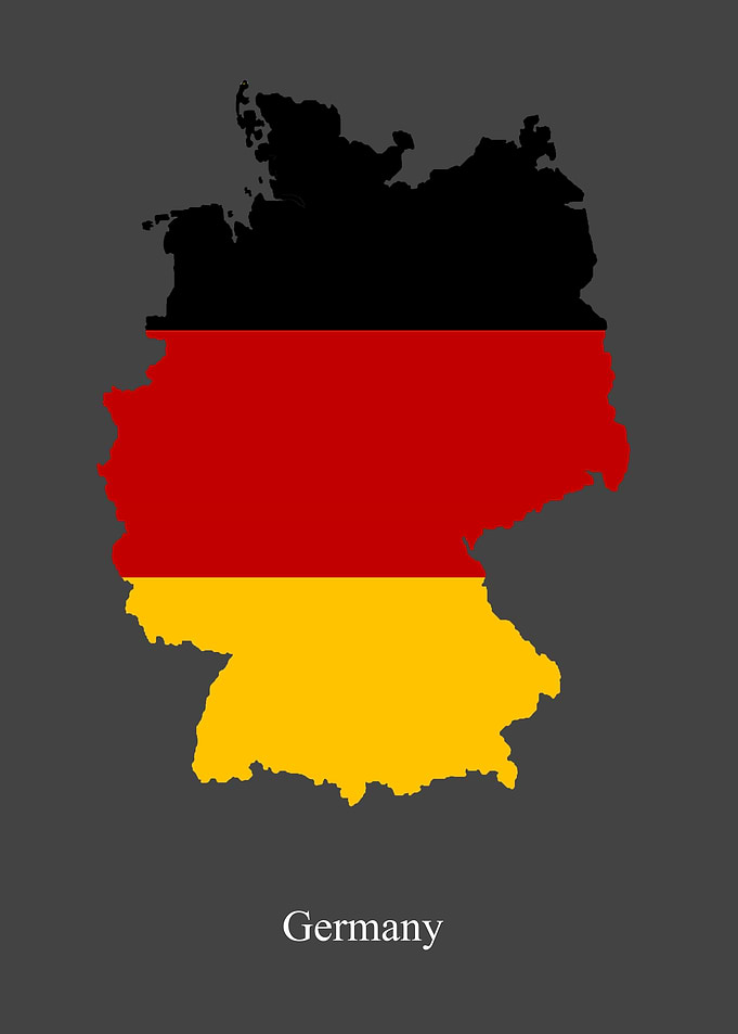 German Map Flag