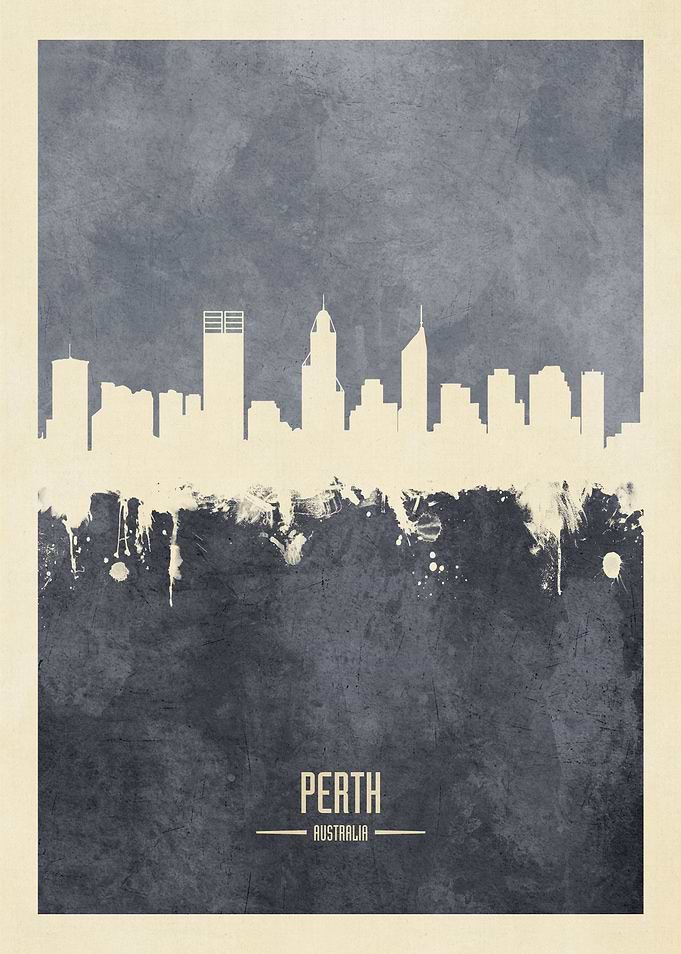Perth Australia Skyline