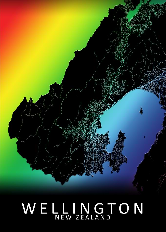 Wellington New Zealand Map