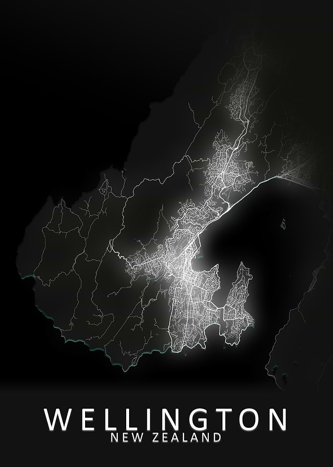 Wellington New Zealand Map
