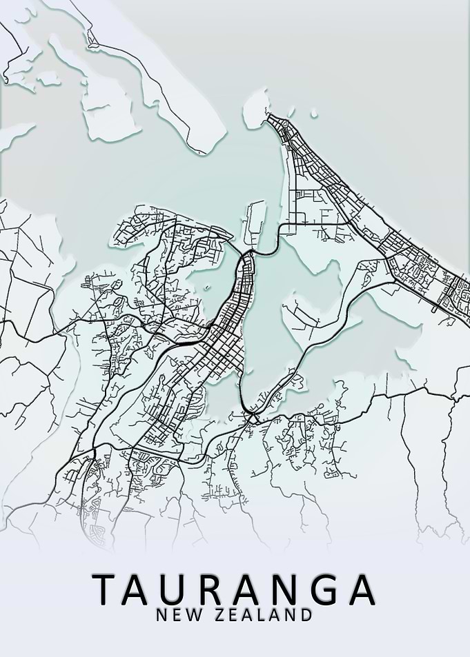 Tauranga New Zealand Map