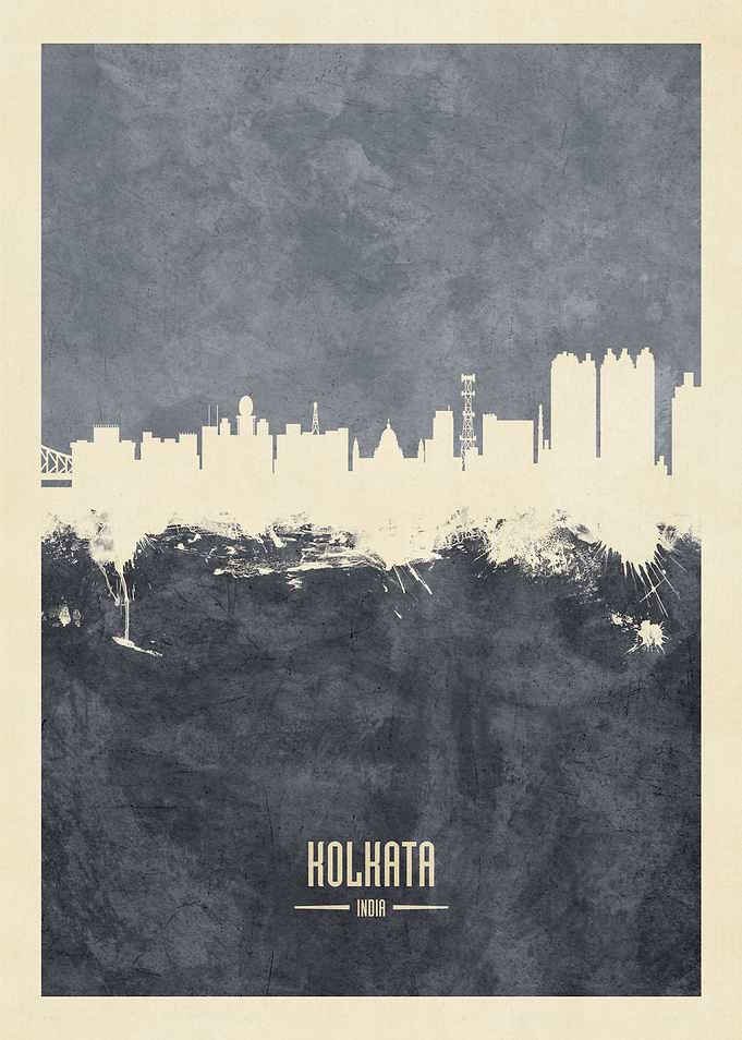 Kolkata India Skyline