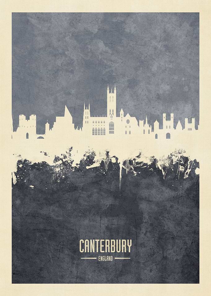 Canterbury England Skyline
