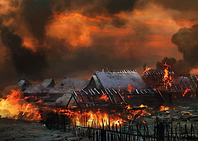 Burning Village
