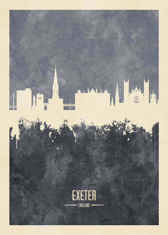 Exeter England Skyline