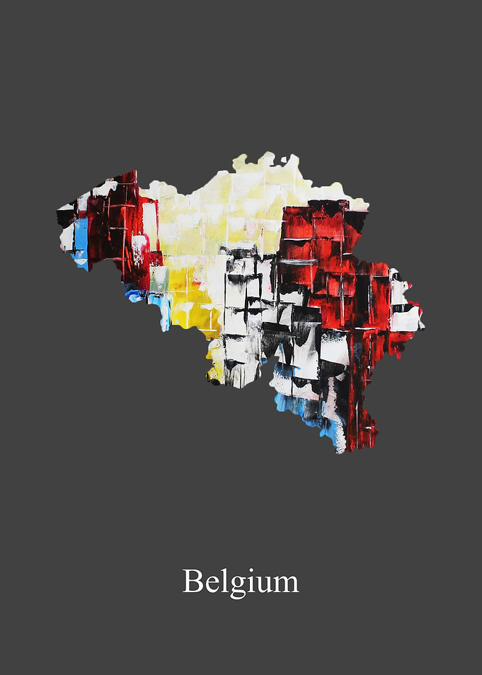 Belgium map