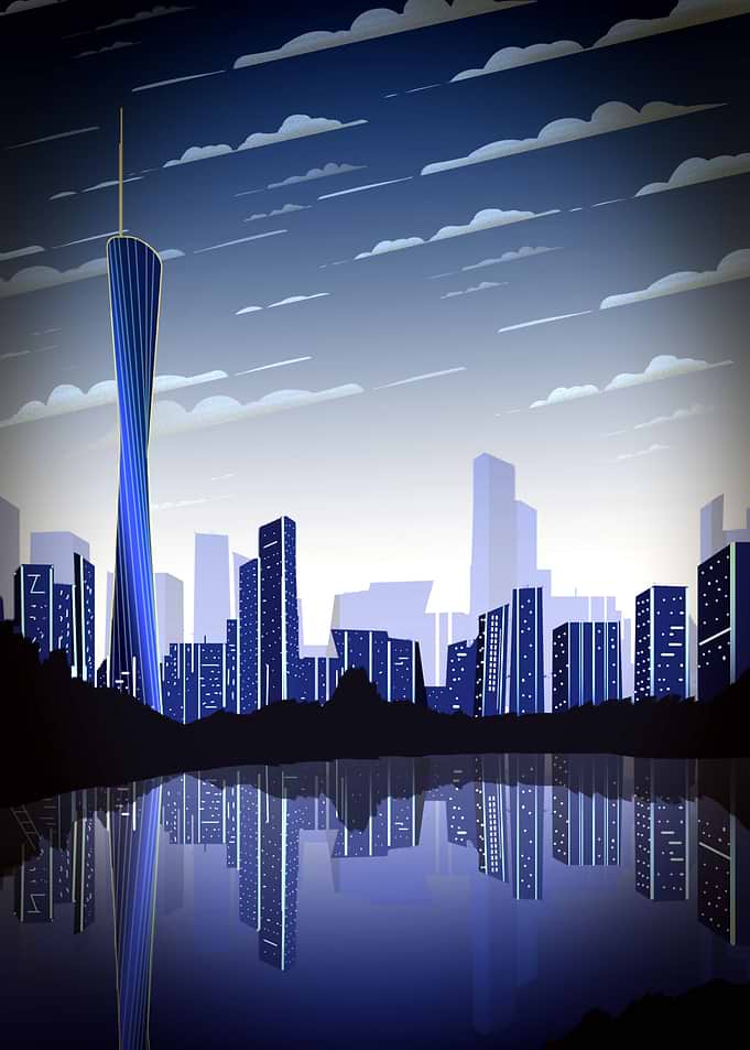 blue light city