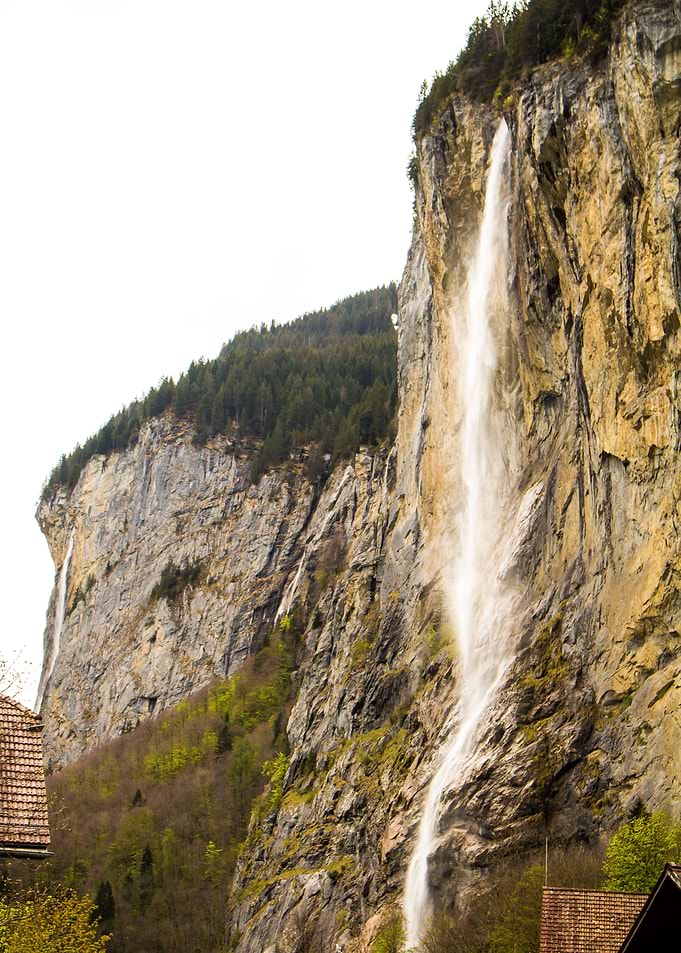 Waterfall in Switzerland