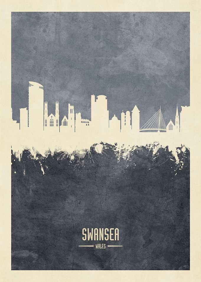 Swansea Wales Skyline