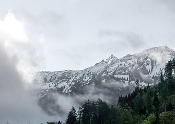 Sunrise in the Swiss Alps