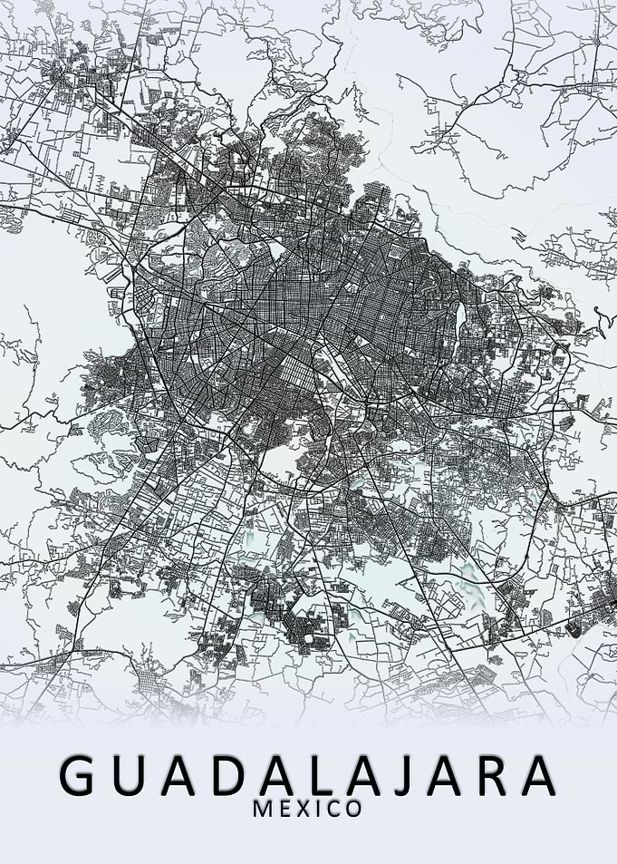 Guadalajara Mexico Map