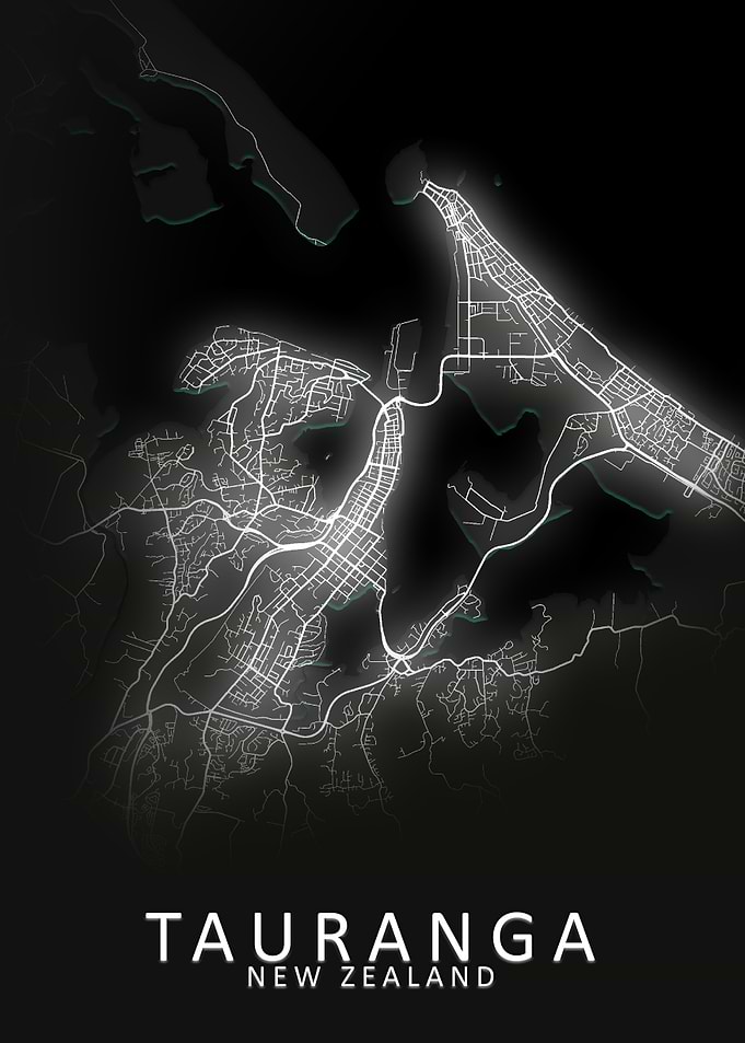 Tauranga New Zealand Map