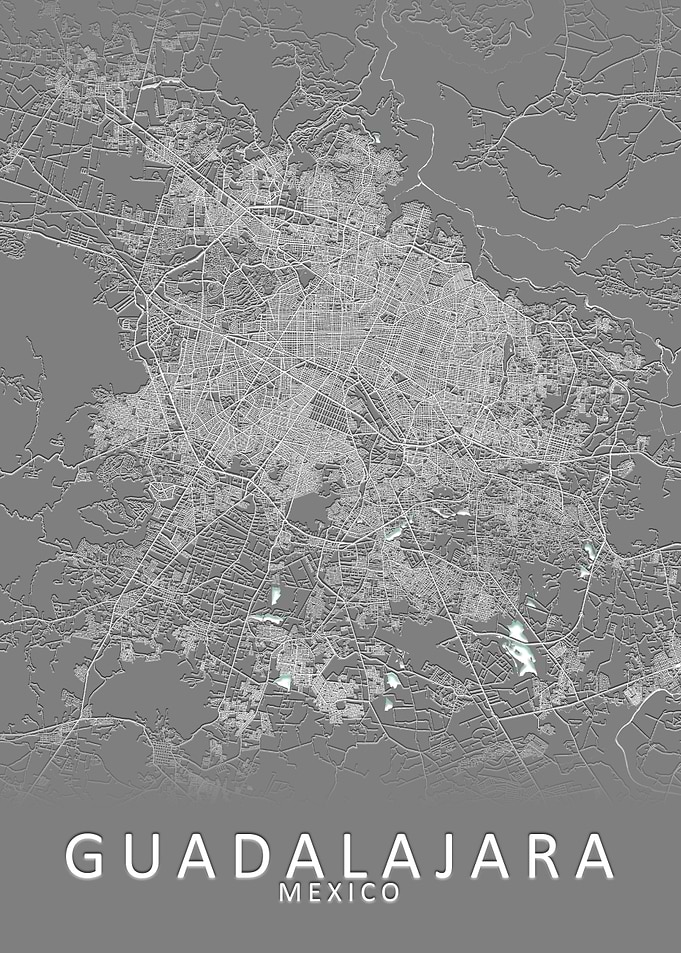 Guadalajara Mexico Map
