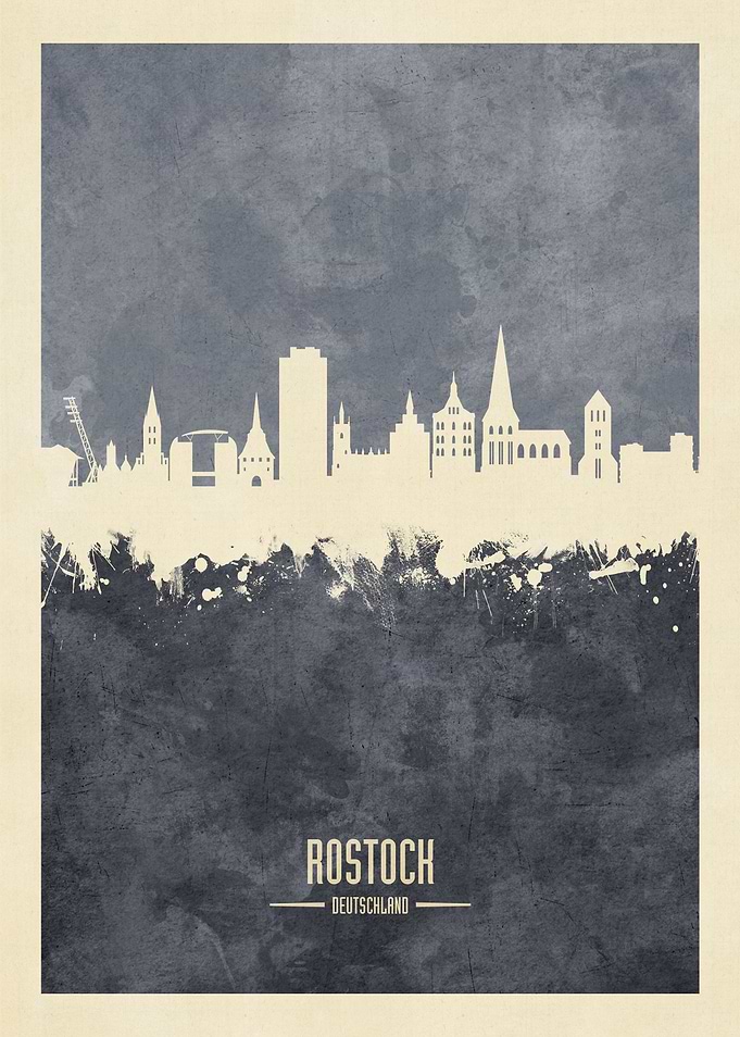 Rostock Germany Skyline