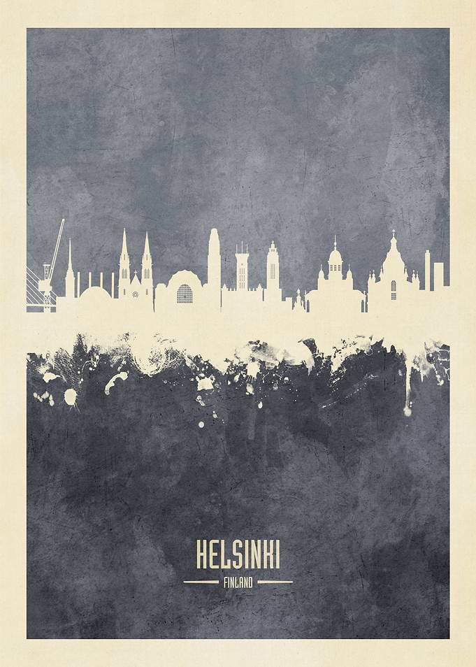 Helsinki Finland Skyline