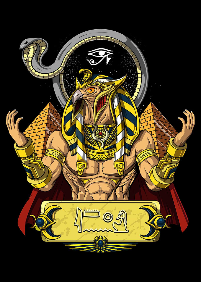 Egyptian God Ra Sun