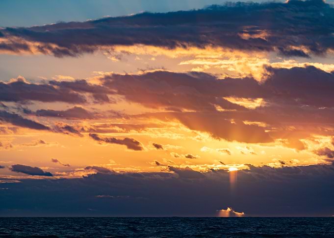 Sunrise Peaking Through