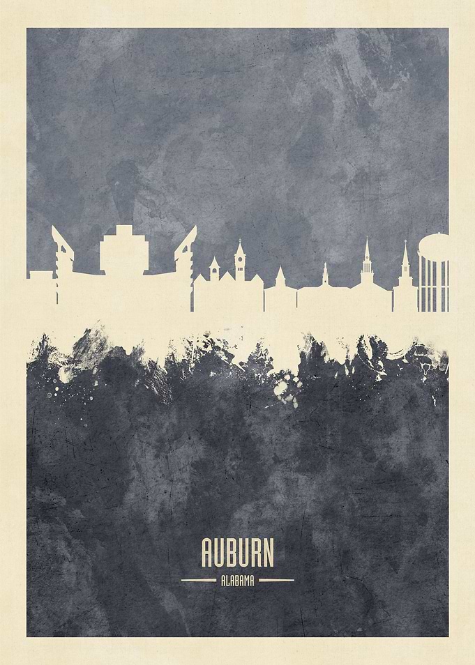 Auburn Alabama Skyline
