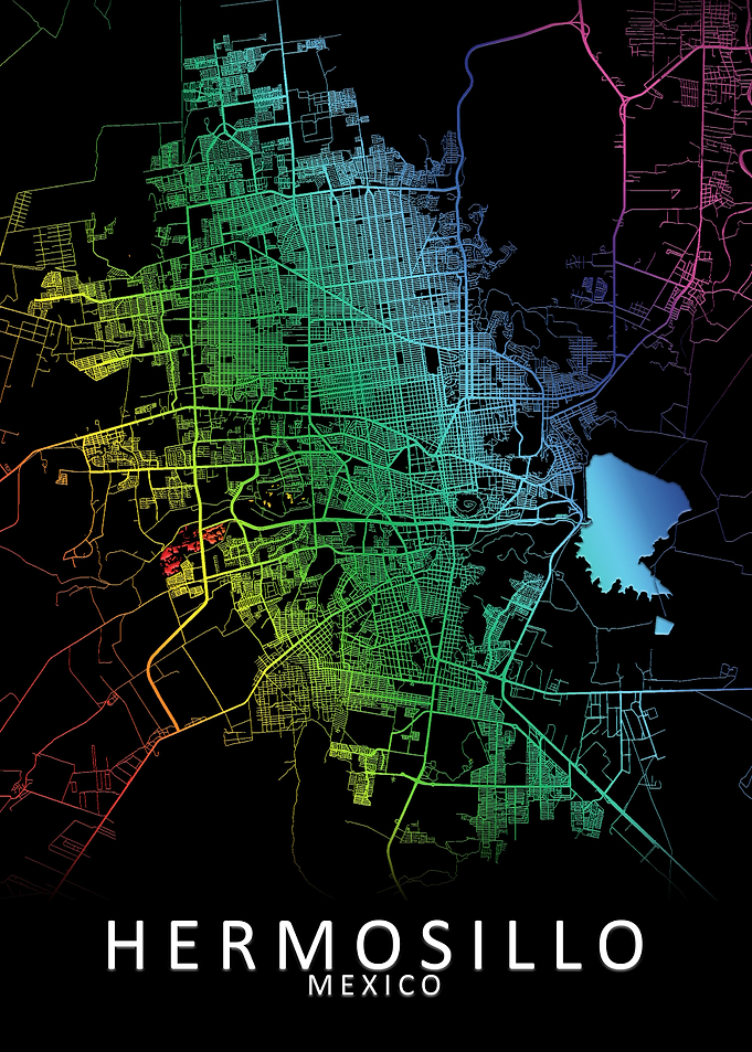 Hermosillo Mexico City Map