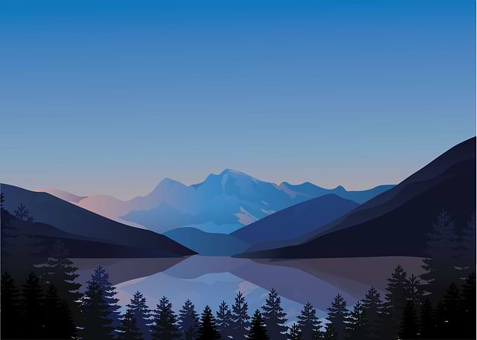 Mountain illustration