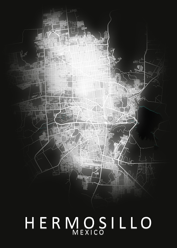Hermosillo Mexico City Map
