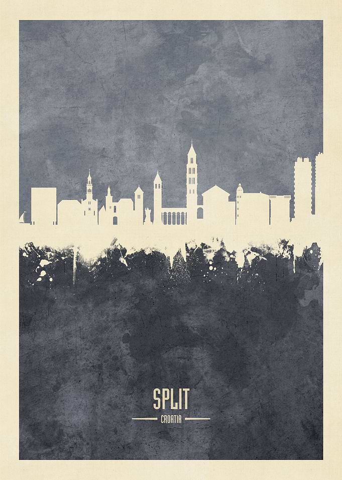 Split Croatia Skyline