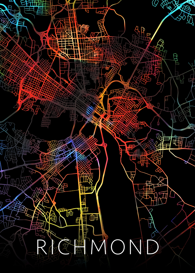 Richmond Virginia City Map
