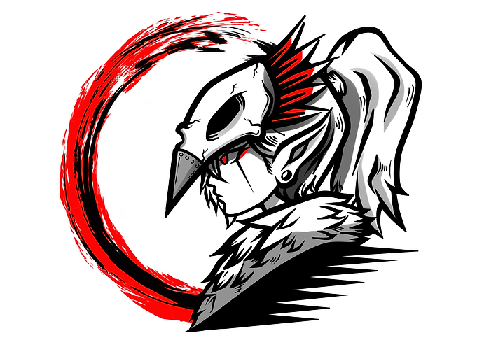 skull head girl
