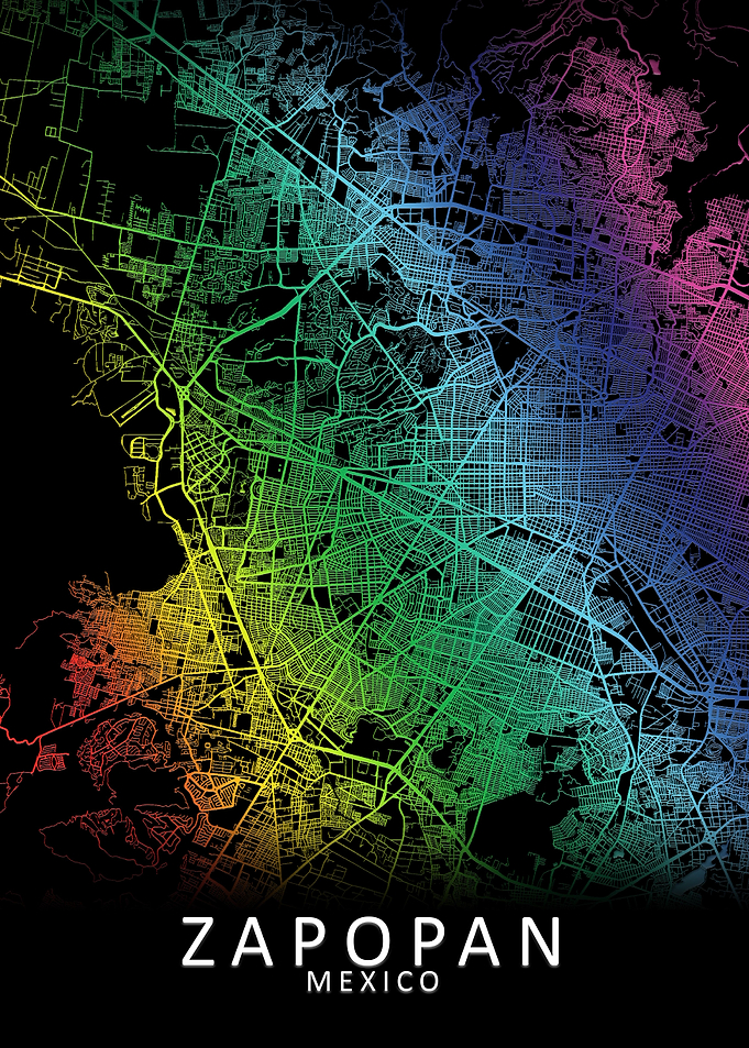 Zapopan Mexico City Map