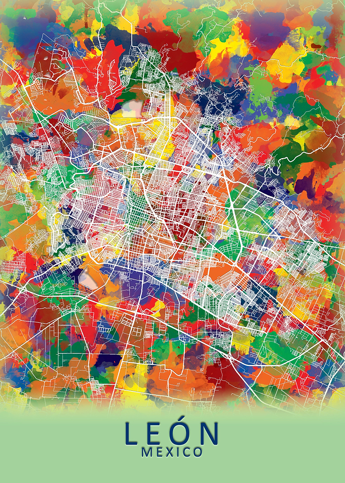 Leon Mexico City Map
