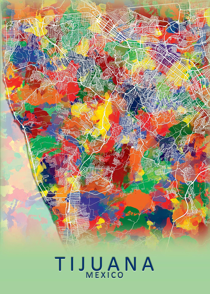 Tijuana Mexico City Map