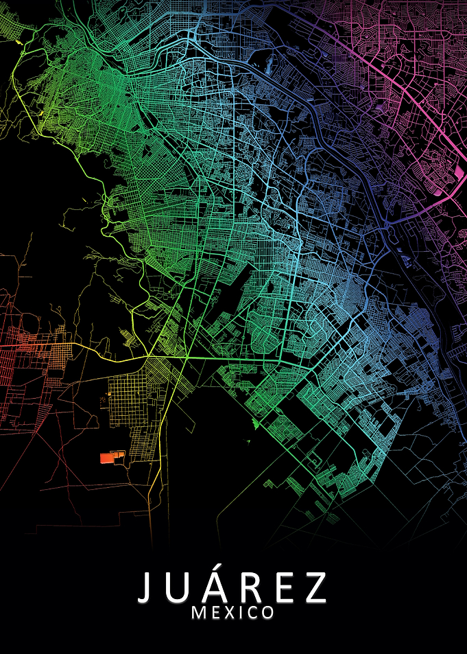 Juarez Mexico City Map