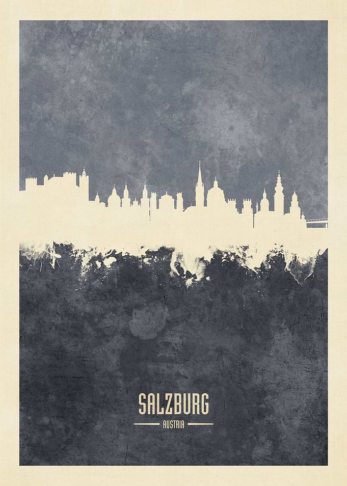 Salzburg Austria Skyline