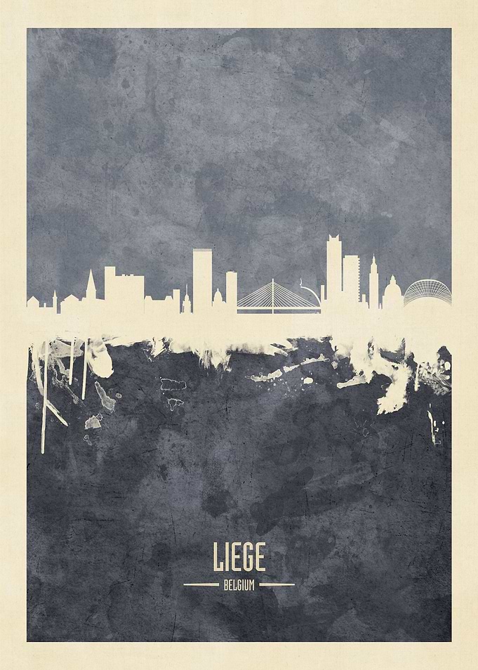 Liege Belgium Skyline