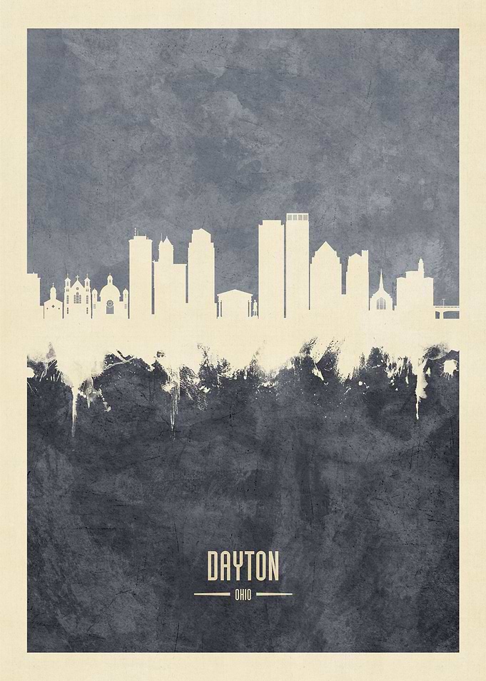 Dayton Ohio Skyline